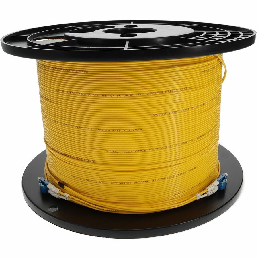 AddOn 130m LC (Male) to LC (Male) Yellow OS2 Duplex Fiber OFNR (Riser-Rated) Patch Cable