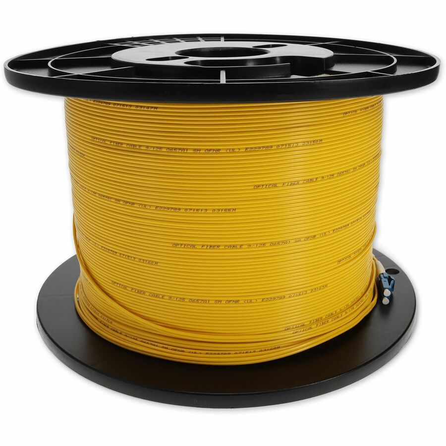 AddOn 130m LC (Male) to LC (Male) Yellow OS2 Duplex Fiber OFNR (Riser-Rated) Patch Cable