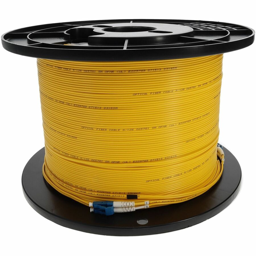AddOn 130m LC (Male) to LC (Male) Yellow OS2 Duplex Fiber OFNR (Riser-Rated) Patch Cable