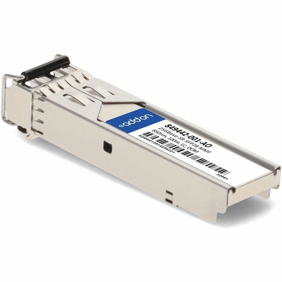 AddOn HP 849442-001 Compatible TAA Compliant 25GBase-SR SFP28 Transceiver (MMF, 850nm, 100m, LC, DOM)