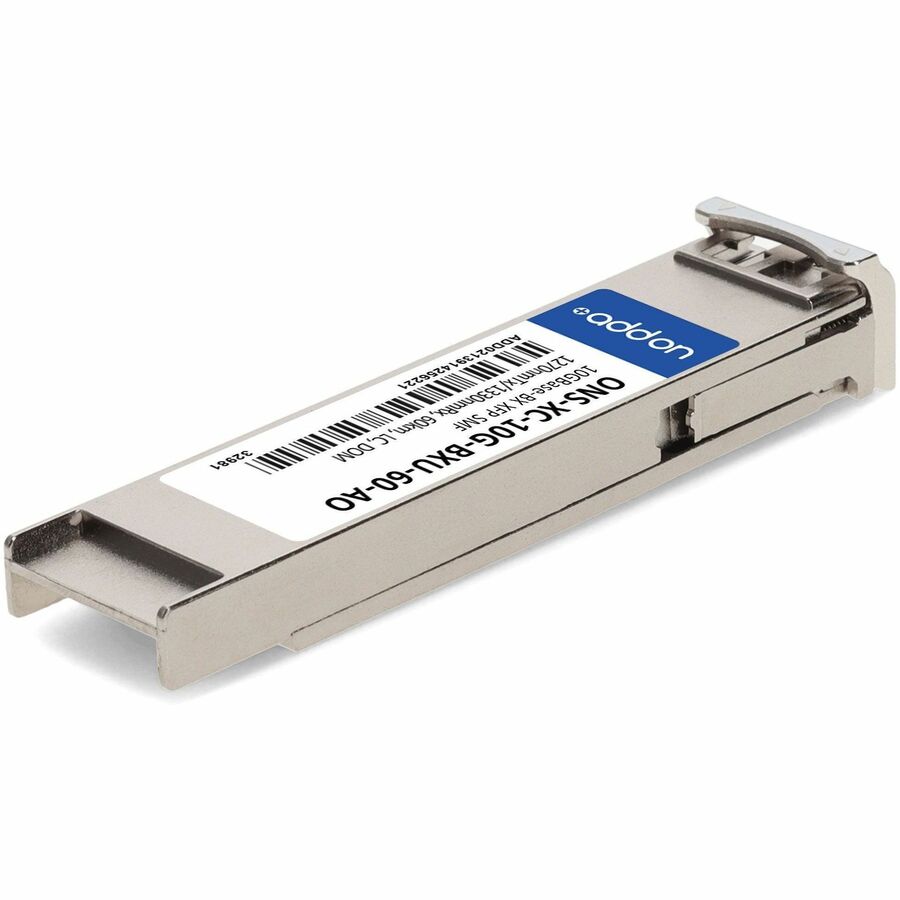 AddOn Cisco ONS-XC-10G-BXU-60 Compatible TAA Compliant 10GBase-BX XFP Transceiver (SMF, 1270nmTx/1330nmRx, 60km, LC, DOM)