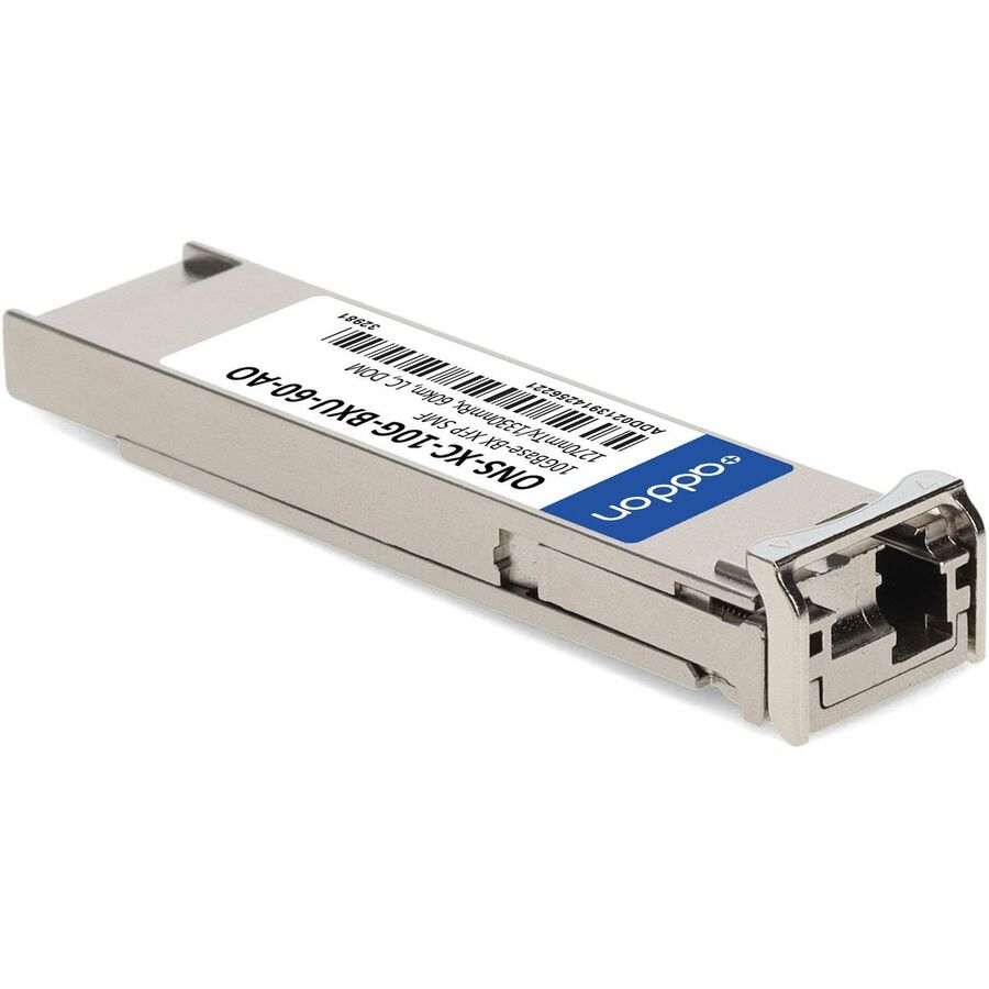 AddOn Cisco ONS-XC-10G-BXU-60 Compatible TAA Compliant 10GBase-BX XFP Transceiver (SMF, 1270nmTx/1330nmRx, 60km, LC, DOM)