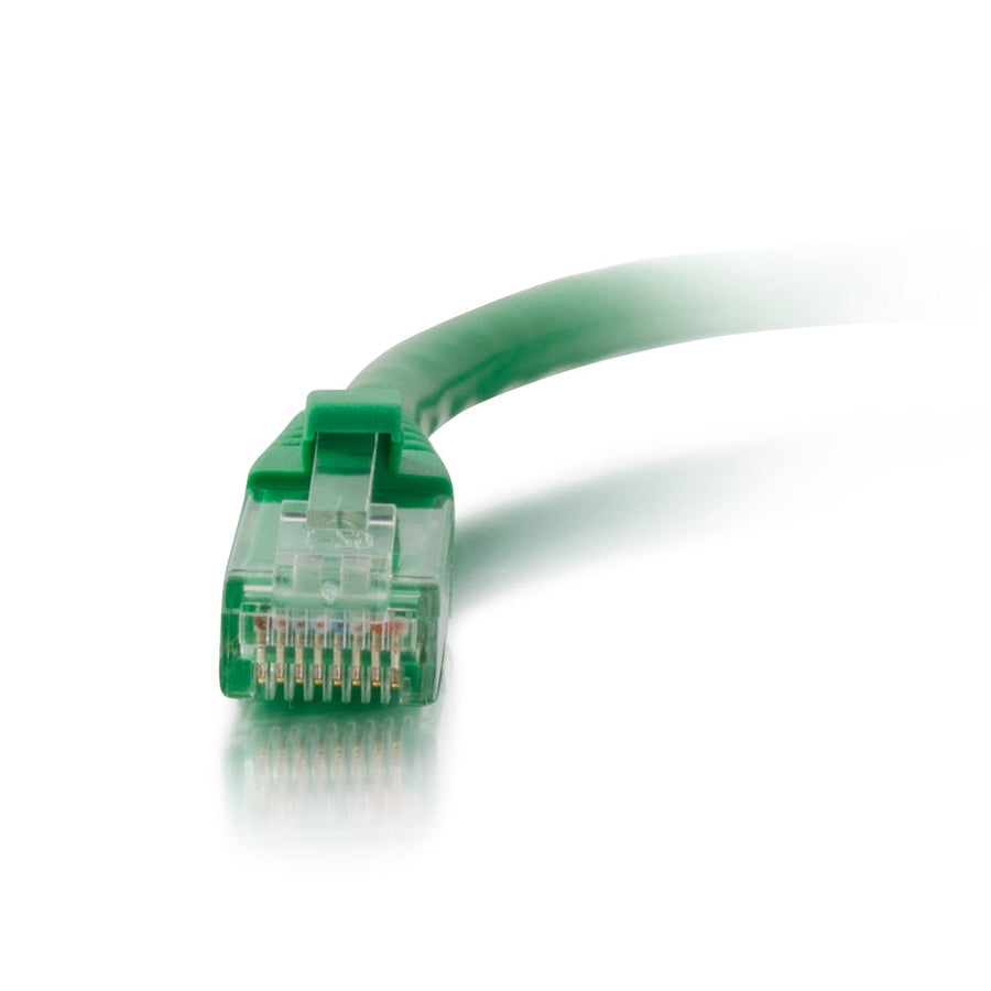 Legrand C2G 1ft Cat6a Unshielded Ethernet Cable Cat 6a Network Patch Cable - Green