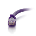 Legrand C2G 7ft Cat6a Snagless Unshielded (UTP) Network Patch Ethernet Cable-Purple