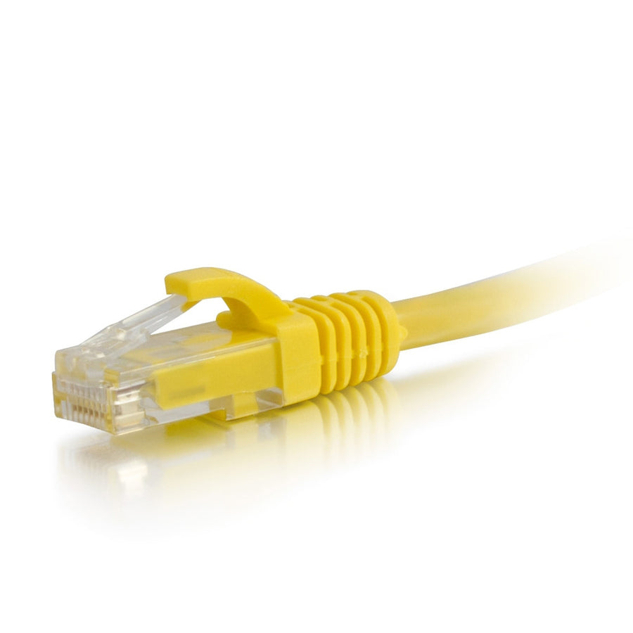 Legrand C2G 2ft Cat6a Snagless Unshielded (UTP) Ethernet Cable - Cat6a Network Patch Cable - PoE - Yellow