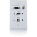 LEGRAND SINGLE GANG WP HDMI VGA 3.5MM 3.5 mm C2G Faceplate