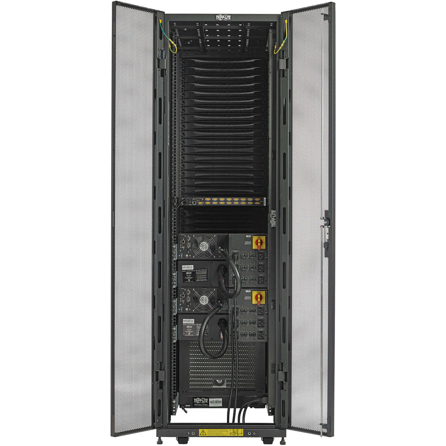Eaton Tripp Lite Series EdgeReady&trade; Micro Data Center - 34U, (2) 6 kVA UPS Systems (N+N), Network Management and Dual PDUs, 208/240V or 230V Assembled/Tested