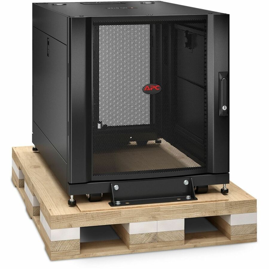 Schneider APC NetShelter SX, Server Rack Enclosure, 12U, Shock Packaging, Black, 658H x 600W x 900D mm
