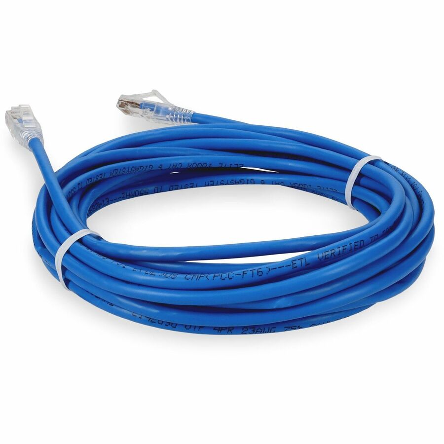 AddOn 45ft RJ-45 (Male) to RJ-45 (Male) Blue Cat6 Straight UTP Plenum-Rated Copper Patch Cable