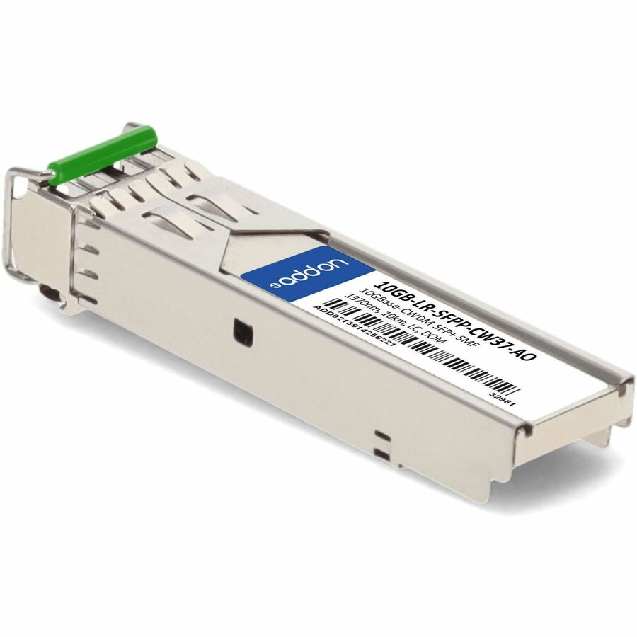 AddOn Enterasys 10GB-LR-SFPP-CW37 Compatible TAA Compliant 10GBase-CWDM SFP+ Transceiver (SMF, 1370nm, 10km, LC, DOM)