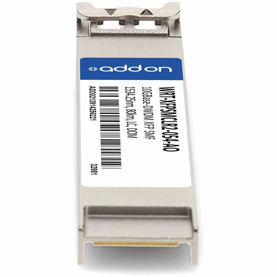 AddOn JDSU WRT-XFPSMCLR2-054 Compatible TAA Compliant 10GBase-DWDM 100GHz XFP Transceiver (SMF, 1534.25nm, 80km, LC, DOM)