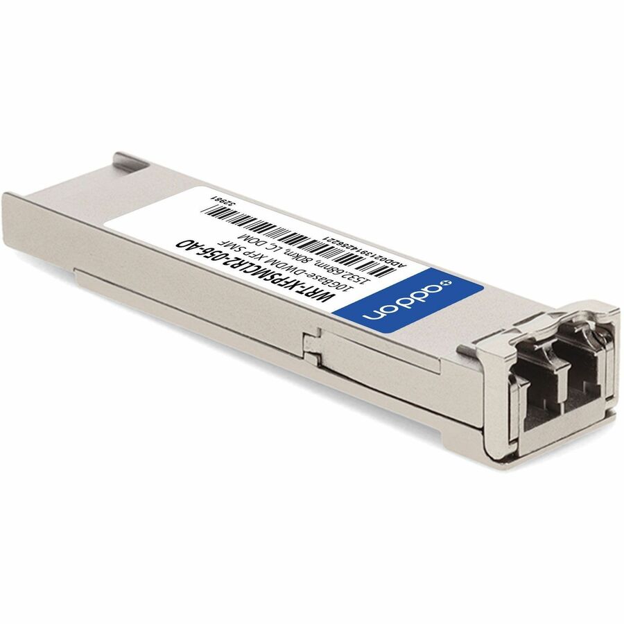 AddOn JDSU WRT-XFPSMCLR2-056 Compatible TAA Compliant 10GBase-DWDM 100GHz XFP Transceiver (SMF, 1532.68nm, 80km, LC, DOM)