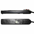 Weltron 6-Outlet Surge Protector, 10 ft, Black, Easily connect to a wall outlet with 10 ft cord, WSP-600PLF-10BK