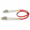 AddOn 5m LC (Male) to LC (Male) Red OM4 Duplex Plenum-Rated Fiber Patch Cable
