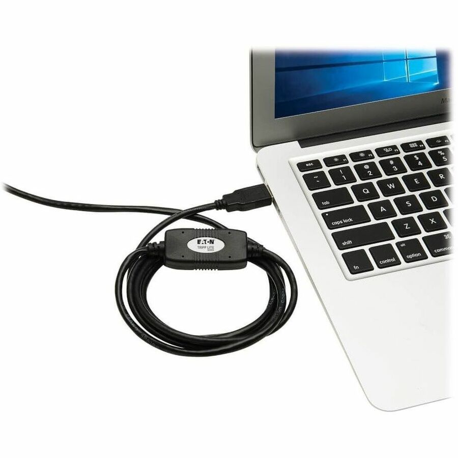 Eaton Tripp Lite Series USB-A to RJ45 Rollover Console Cable (M/M) - Cisco Compatible, 250 Kbps, 10 ft. (3.05 m), Black