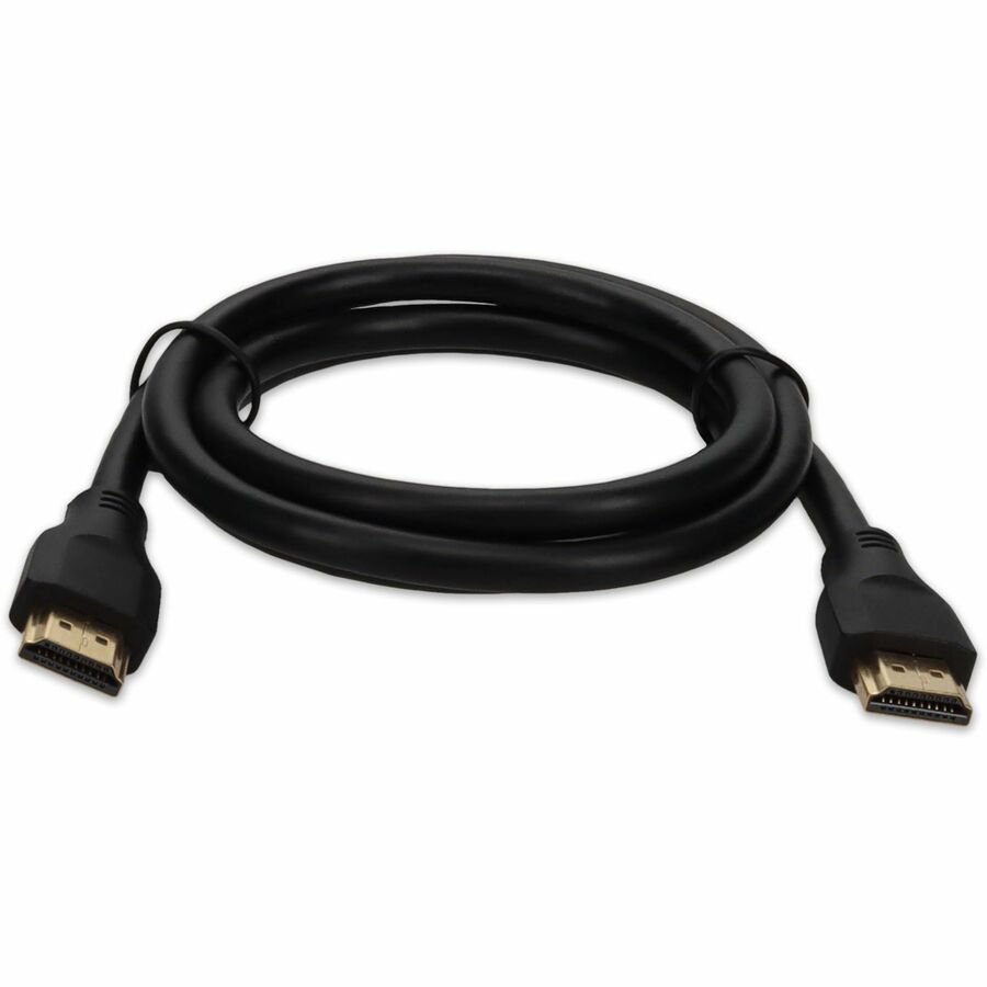 AddOn 1m HDMI Male to HDMI Male Black Cable For Resolution Up to 4096x2160 (DCI 4K)
