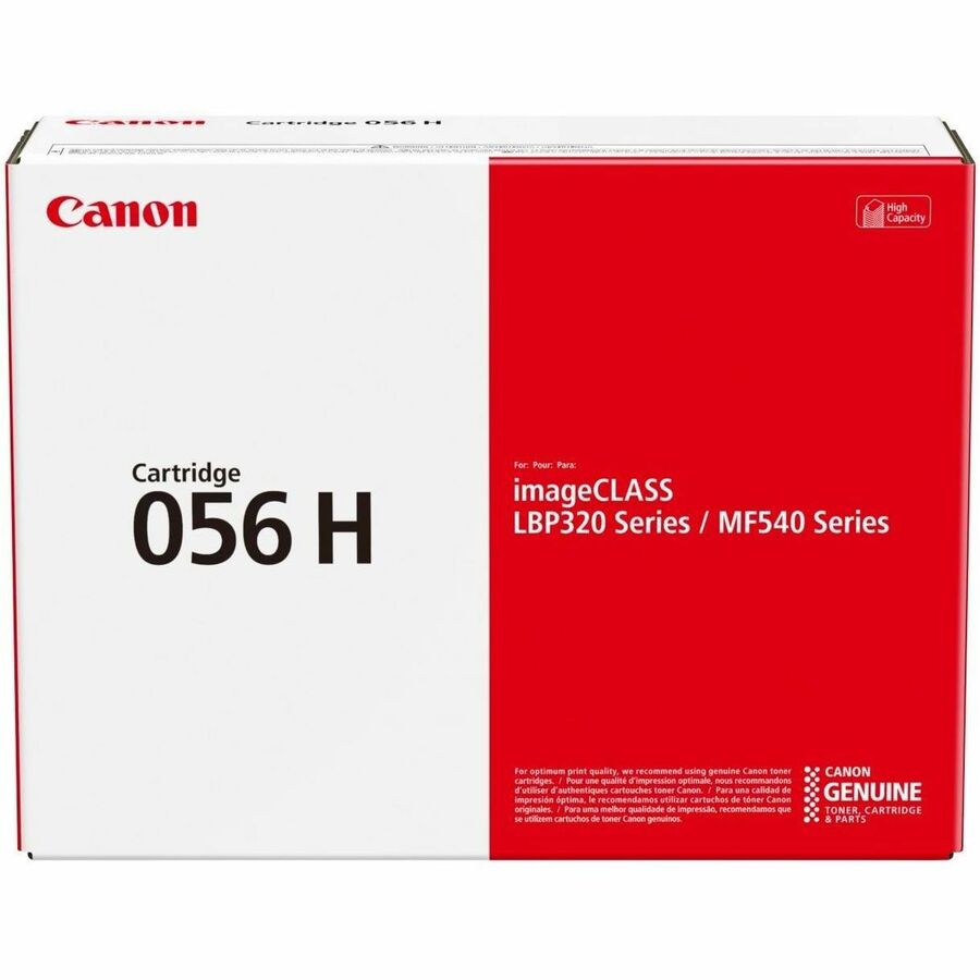 Canon 056H Original High Yield Laser Toner Cartridge - Black Pack