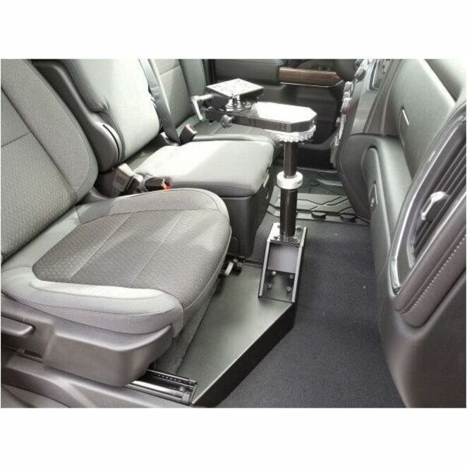 Havis Mounting Base for Mounting Pole, Mounting Arm, Vehicle Console - Black