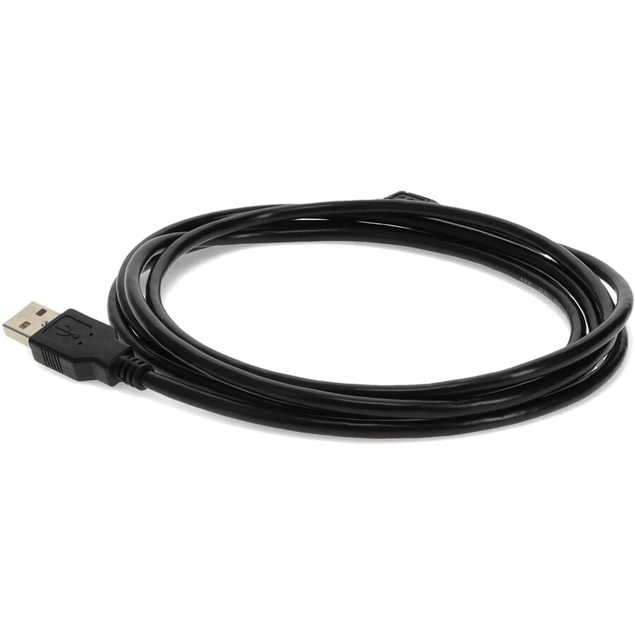 AddOn 10ft USB 2.0 (A) Male To Micro-USB 2.0 (B) Black Cable