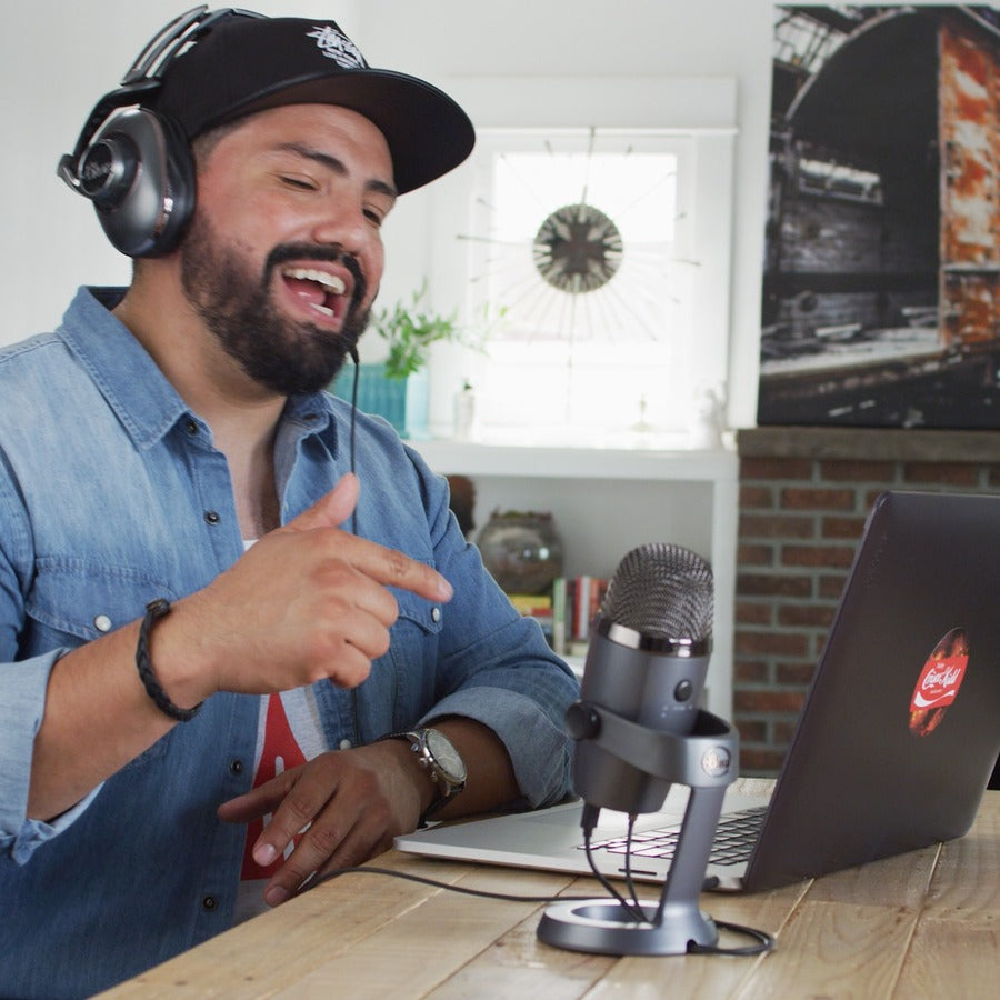 Logitech Blue Yeti Nano Wired Condenser Microphone, 4.3 in, USB