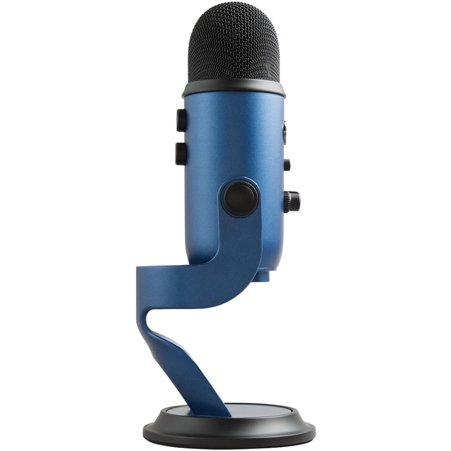 Blue Yeti Wired Condenser Microphone, 1.20 lb, USB, Yeti Professional Multi-Pattern USB Mic for Recording & Streaming