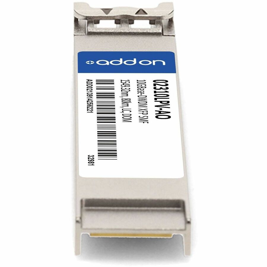 AddOn Huawei 02310LPV (DWDM-XFP10G-1549-32) Compatible TAA Compliant 10GBase-DWDM 100GHz XFP Transceiver (SMF, 1549.32nm, 80km, LC, DOM)