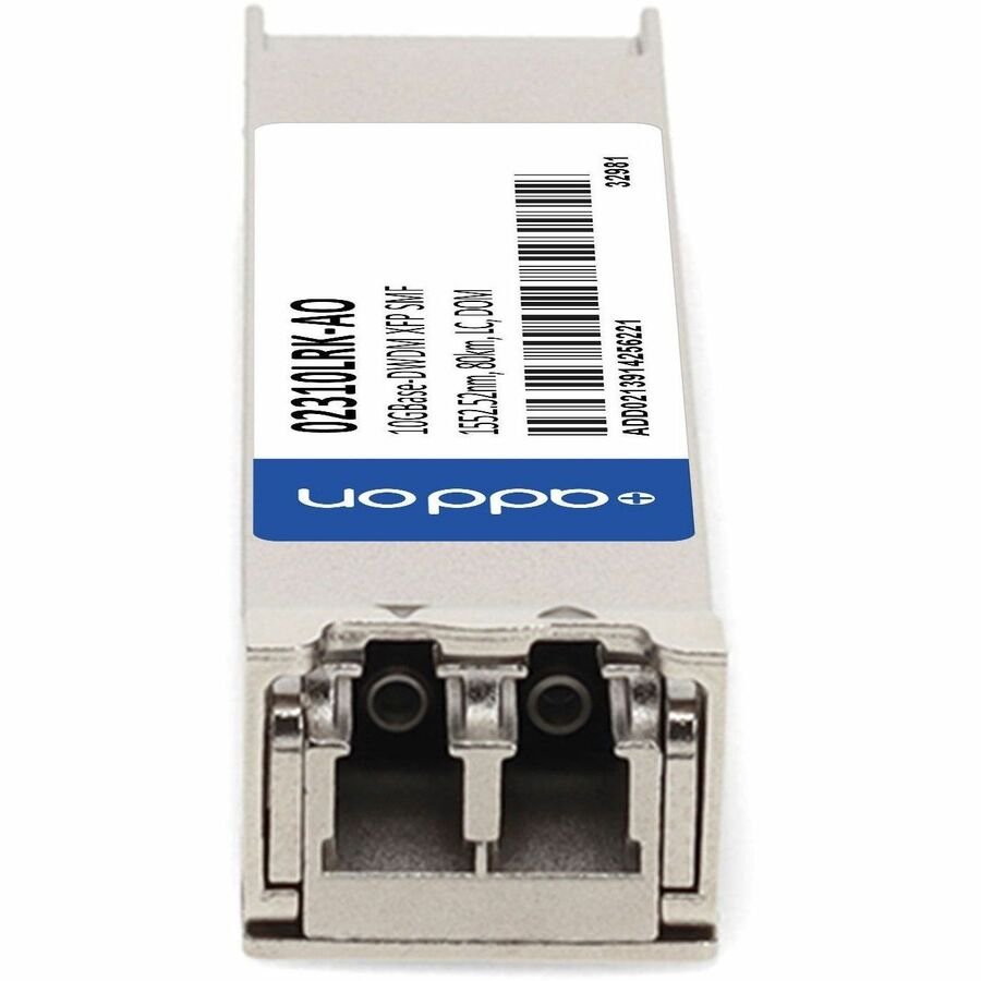 AddOn Huawei 02310LRK (DWDM-XFP10G-1552-52) Compatible TAA Compliant 10GBase-DWDM 100GHz XFP Transceiver (SMF, 1552.52nm, 80km, LC, DOM)
