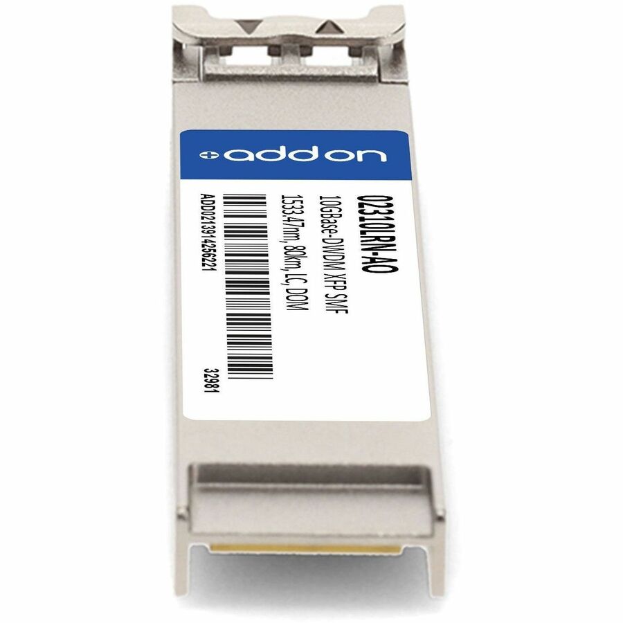 AddOn Huawei 02310LRN (DWDM-XFP10G-1533-47) Compatible TAA Compliant 10GBase-DWDM 100GHz XFP Transceiver (SMF, 1533.47nm, 80km, LC, DOM)