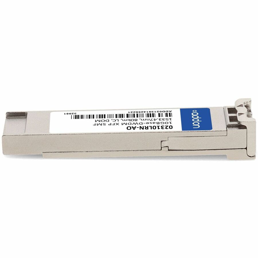 AddOn Huawei 02310LRN (DWDM-XFP10G-1533-47) Compatible TAA Compliant 10GBase-DWDM 100GHz XFP Transceiver (SMF, 1533.47nm, 80km, LC, DOM)