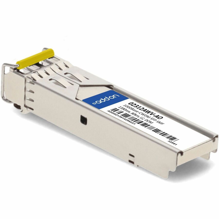AddOn Huawei 02312AWV (CWDM-SFPGE-1391) Compatible TAA Compliant 1000Base-CWDM SFP Transceiver (SMF, 1390nm, 80km, LC, DOM)