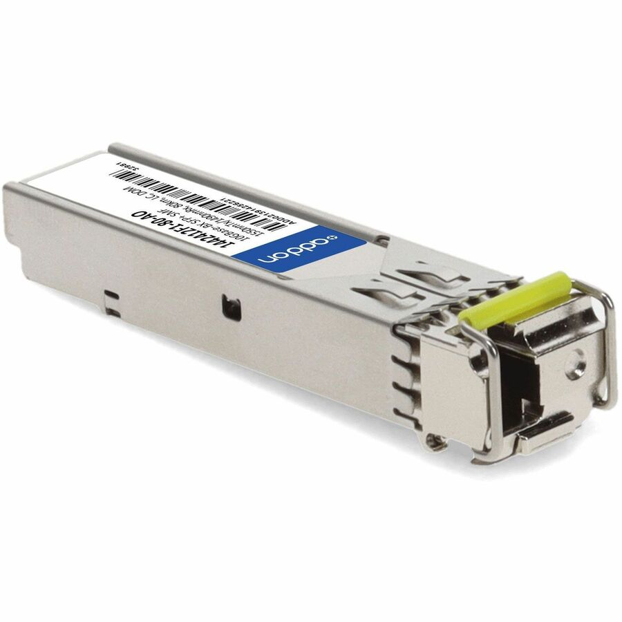 AddOn ADTRAN 1442412F1-80 Compatible TAA Compliant 10GBase-BX SFP+ Transceiver (SMF, 1550nmTx/1490nmRx, 80km, LC, DOM)