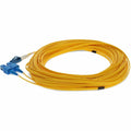 AddOn 30m LC (Male) to SC (Male) Straight Yellow OS2 Duplex OFNR (Riser-Rated) Fiber Patch Cable