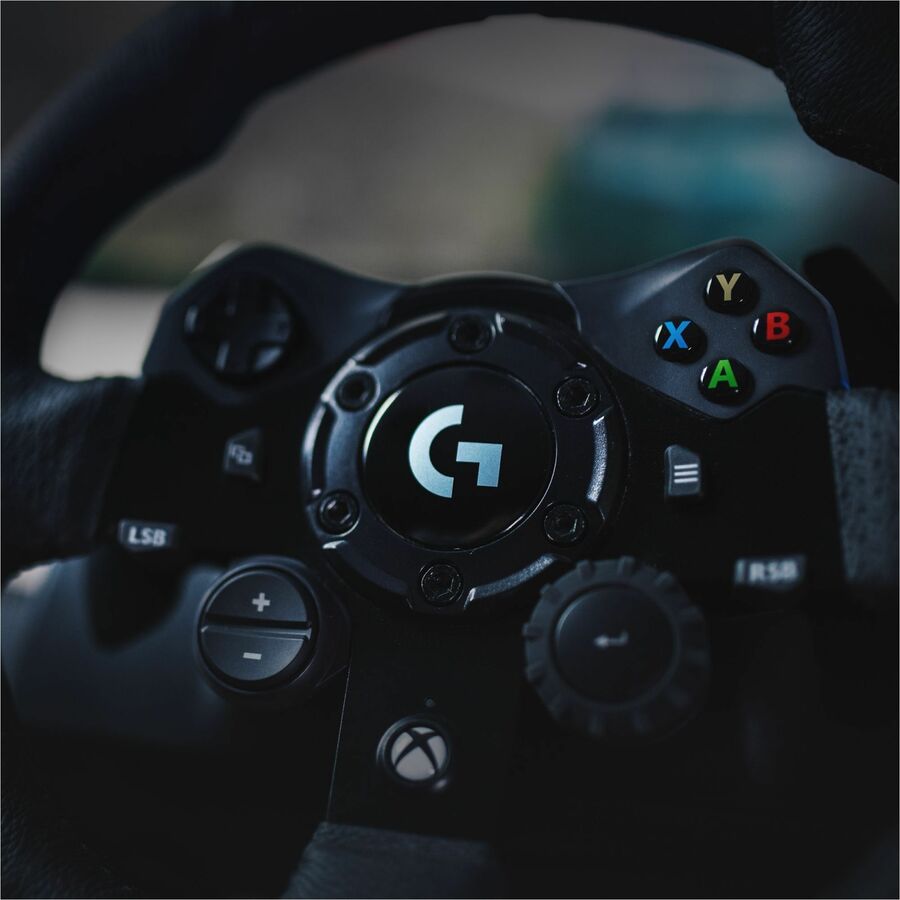 Logitech G923 Gaming Steering Wheel, Gaming Pedal