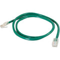 LEGRAND Quiktron Q-Series Patch Cords, CAT6, Non-Booted, Green, 3 FT, Male