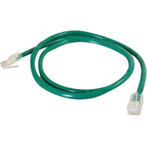 LEGRAND Quiktron Q-Series Patch Cords, CAT6, Non-Booted, Green, 3 FT, Male