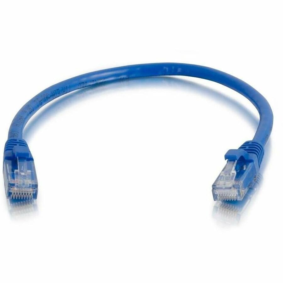 LEGRAND Quiktron 5Ft Q-Series Cat6A Snagless (UTP) Ethernet Network Patch Cable, CM Rated - Blue, Male, 5 ft, 576-A10-005, Gold