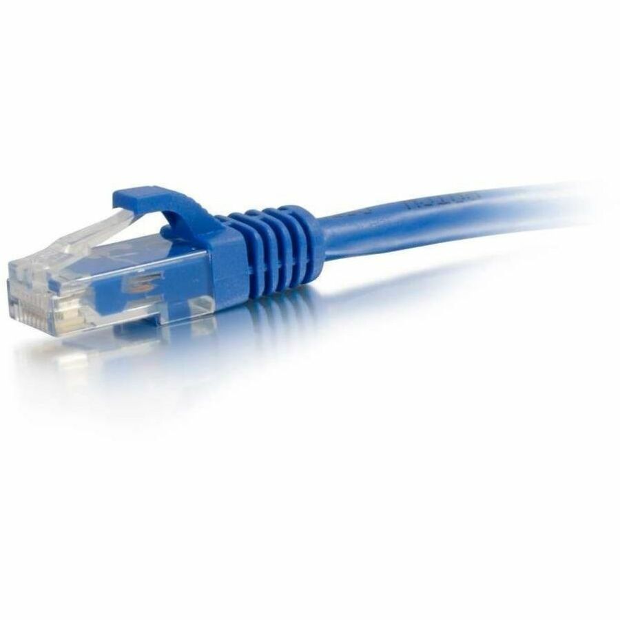 LEGRAND Quiktron 5Ft Q-Series Cat6A Snagless (UTP) Ethernet Network Patch Cable, CM Rated - Blue, Male, 5 ft, 576-A10-005, Gold