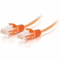 LEGRAND VS 3FT ORG BOOTED C6 28AWG CM, Male, 3 ft, 576-RD40-003, Orange, CAT6