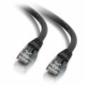 LEGRAND VS 12FT BLK SNAGLESS C6 CM, Male, 12 ft, Black, Patch Cords, CAT6