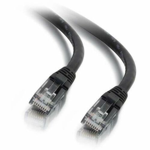 LEGRAND VS 12FT BLK SNAGLESS C6 CM, Male, 12 ft, Black, Patch Cords, CAT6