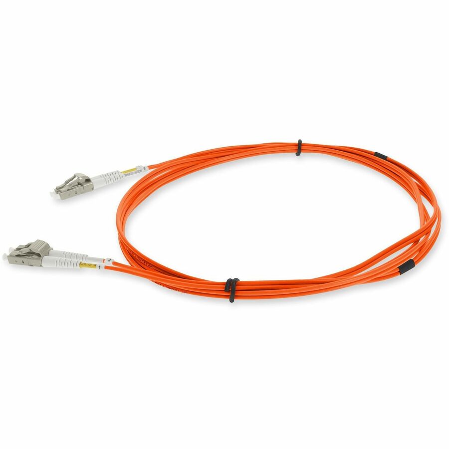 AddOn 8m LC (Male) to LC (Male) Orange OM4 Duplex Fiber OFNR (Riser-Rated) Patch Cable