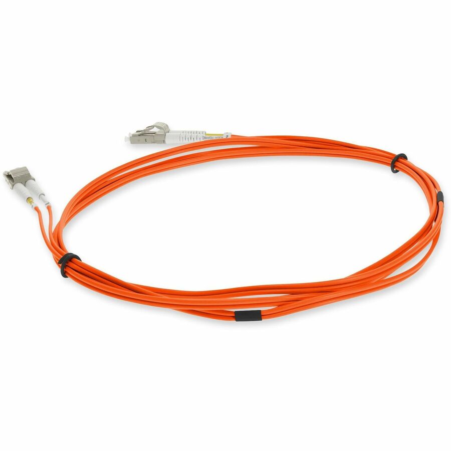 AddOn 8m LC (Male) to LC (Male) Orange OM4 Duplex Fiber OFNR (Riser-Rated) Patch Cable
