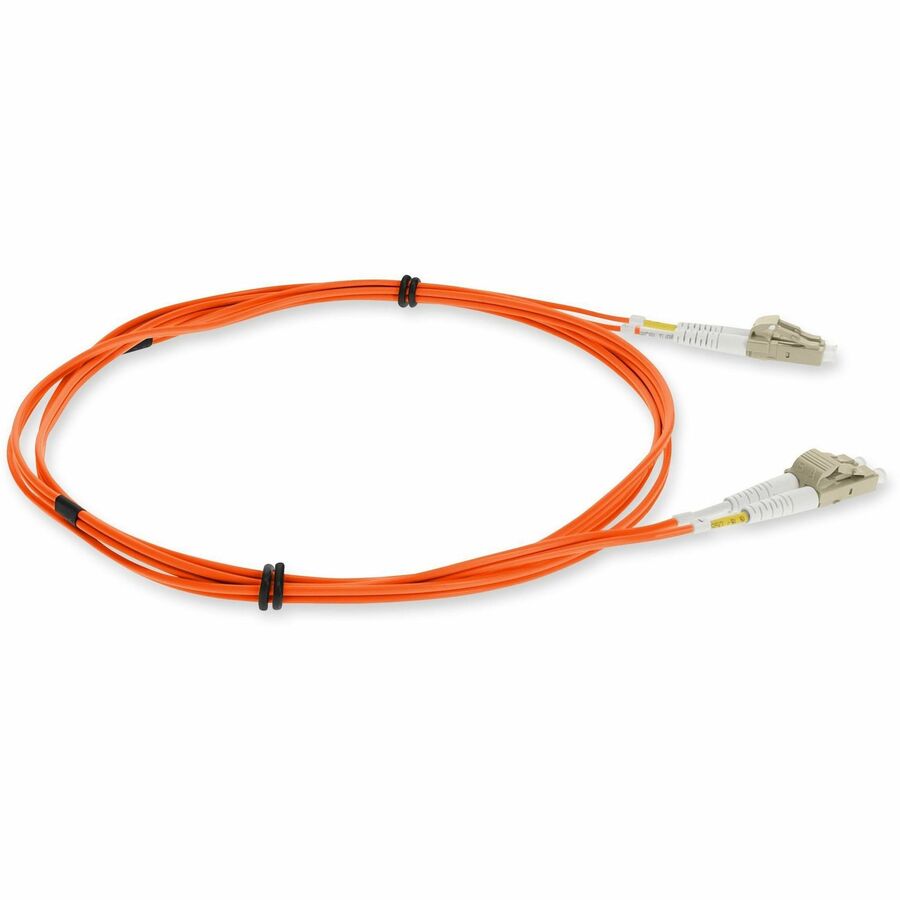 AddOn 8m LC (Male) to LC (Male) Orange OM4 Duplex Fiber OFNR (Riser-Rated) Patch Cable