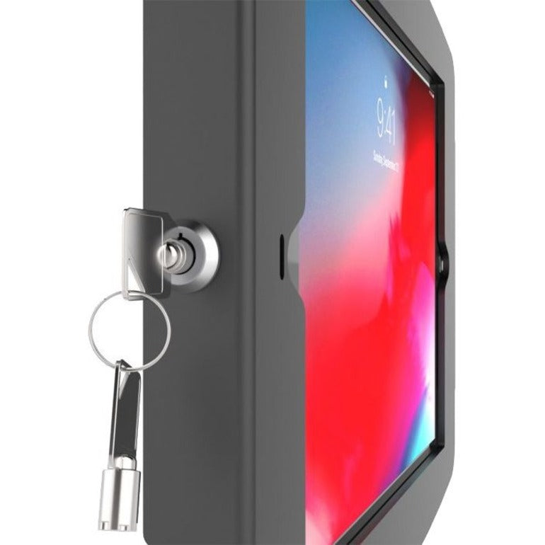 Compulocks iPad 10.2" Space Enclosure Portable Floor Stand Black