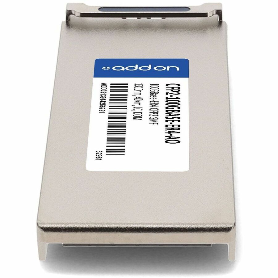 AddOn Juniper Networks CFP2-100GBASE-ER4 Compatible TAA Compliant 100GBase-ER4 CFP2 Transceiver (SMF, 1310nm, 40km, LC, DOM)