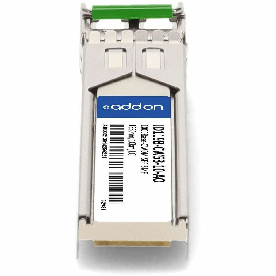 AddOn HP JD119B-CW53-10 Compatible TAA Compliant 1000Base-CWDM SFP Transceiver (SMF, 1530nm, 10km, LC)