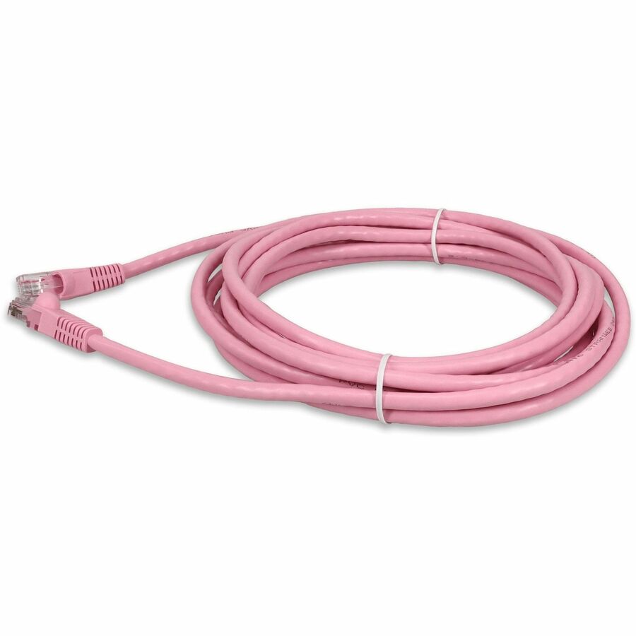 AddOn 30ft RJ-45 (Male) to RJ-45 (Male) Straight Pink Cat6 UTP PVC Copper Patch Cable