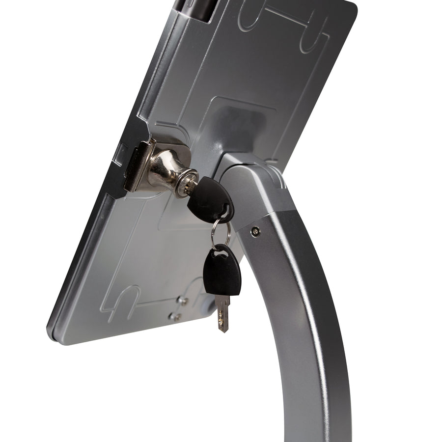 CTA Digital Dual Security Kiosk Stand with Locking Case and Cable for iPad 10.2-Inch