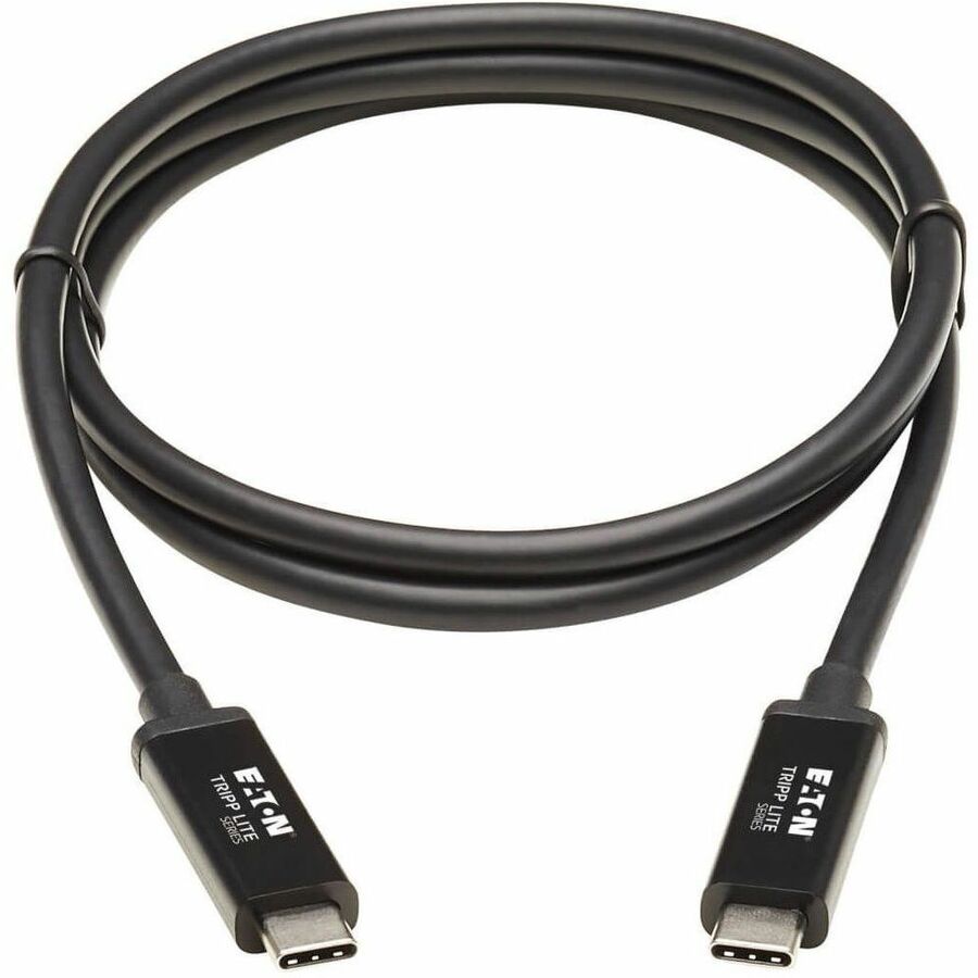 Eaton Tripp Lite Series Thunderbolt 3 Active Cable (M/M) - 40 Gbps, 5A 100W Power Delivery, 4K/60 Hz, 1M (3.28 ft.), Black
