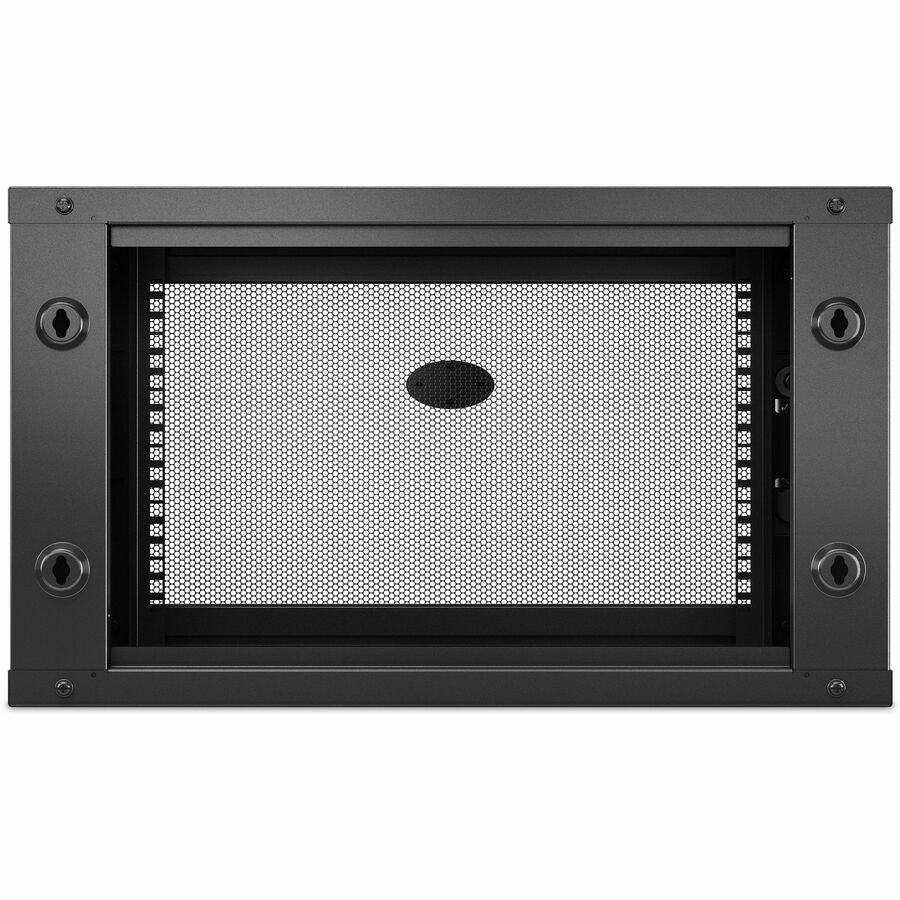 Schneider APC NetShelter 6U Wallmount Rack Enclosure Cabinet Single Hinged Switch Depth